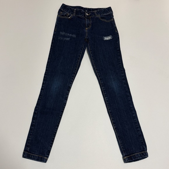 Disney Other - Disney Wizards of Waverly Place Girls Skinny Jeans Size 12 Dark Wash Y2K